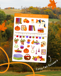 "The Homebody" A5 Autumn Decorations Sticker Sheet